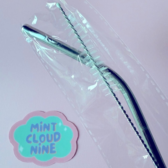 ❗️2/$22❗️GLASS CUP BAMBOO LID & STAINLESS STEEL STRAW - CHISME CAFECITO - Picture 5 of 5